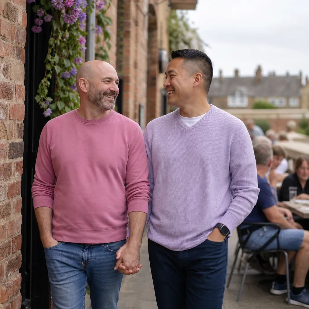 People walking beside the trees and paths in The Walks, King's Lynn