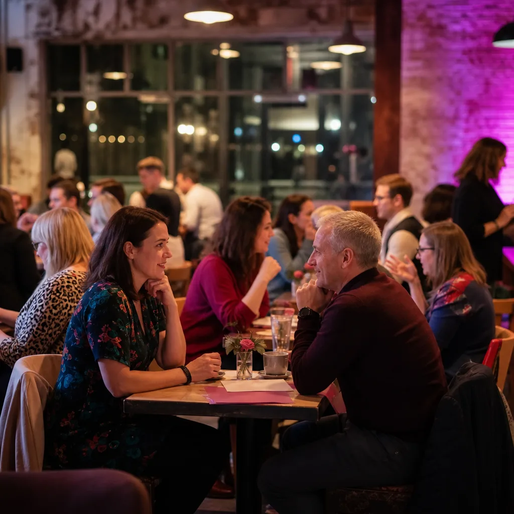 A person checking the details of a Norwich speed dating booking on their phone